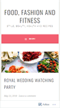 Mobile Screenshot of foodfashfit.com