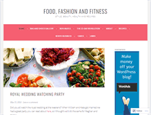 Tablet Screenshot of foodfashfit.com